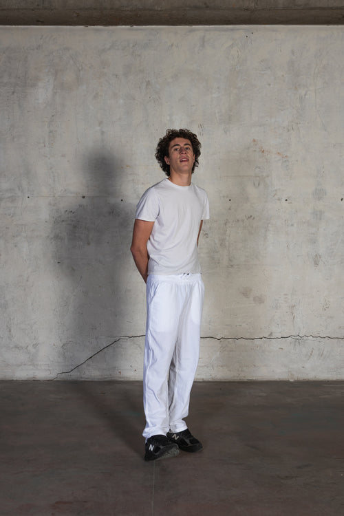 Pantalon en Lin avec broderie (Precommande)